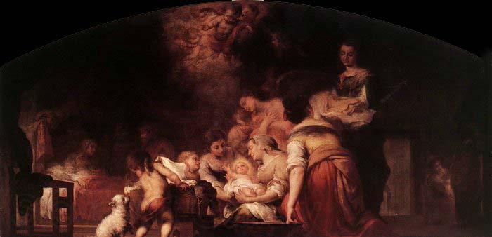 Bartolome Esteban Murillo Birth of the Virgin Spain oil painting art